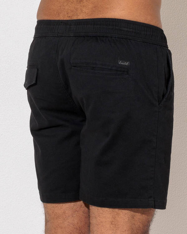 Lucid Toggle Elastic Waist Shorts for Mens