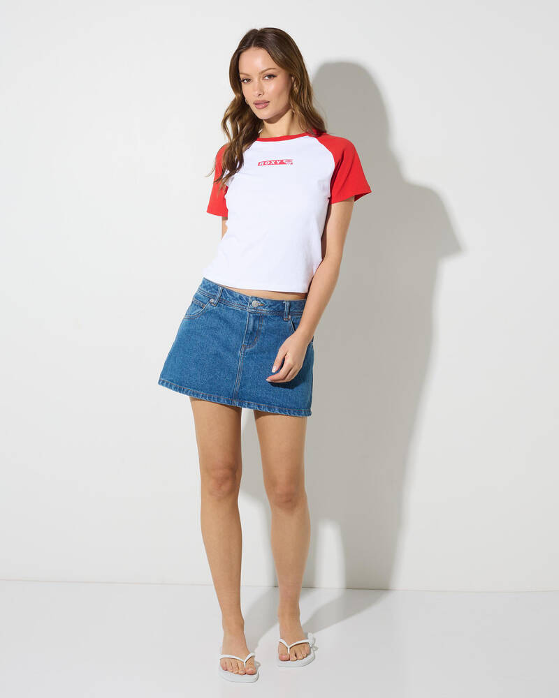 Roxy Rewind Raglan Tee for Womens