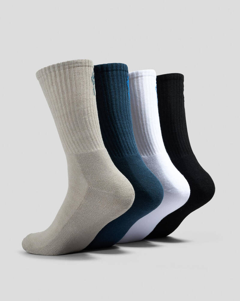 RVCA Seasonal Socks 4 Pack for Mens