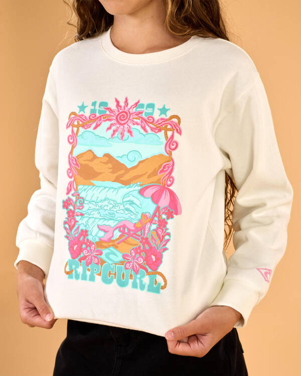 Rip Curl Girls' Sunshine Squad Crew for Womens