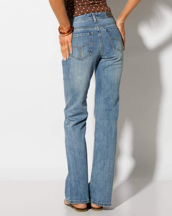 DESU Stratford Low Waist Bootleg Jeans for Womens