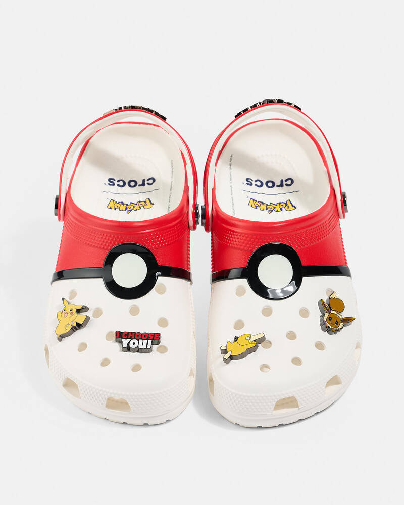 Crocs Pok&eacute;mon Pok&eacute; Ball Classic Clogs for Unisex