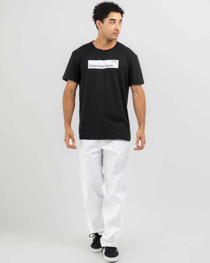 Calvin Klein Hyper Real Box Logo T-Shirt for Mens
