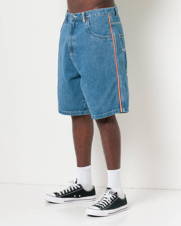 Rusty Flip Daddy 2.0 Denim Shorts for Mens
