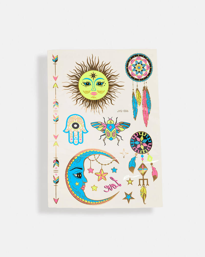 Mooloola UV Face & Body Tattoo for Womens