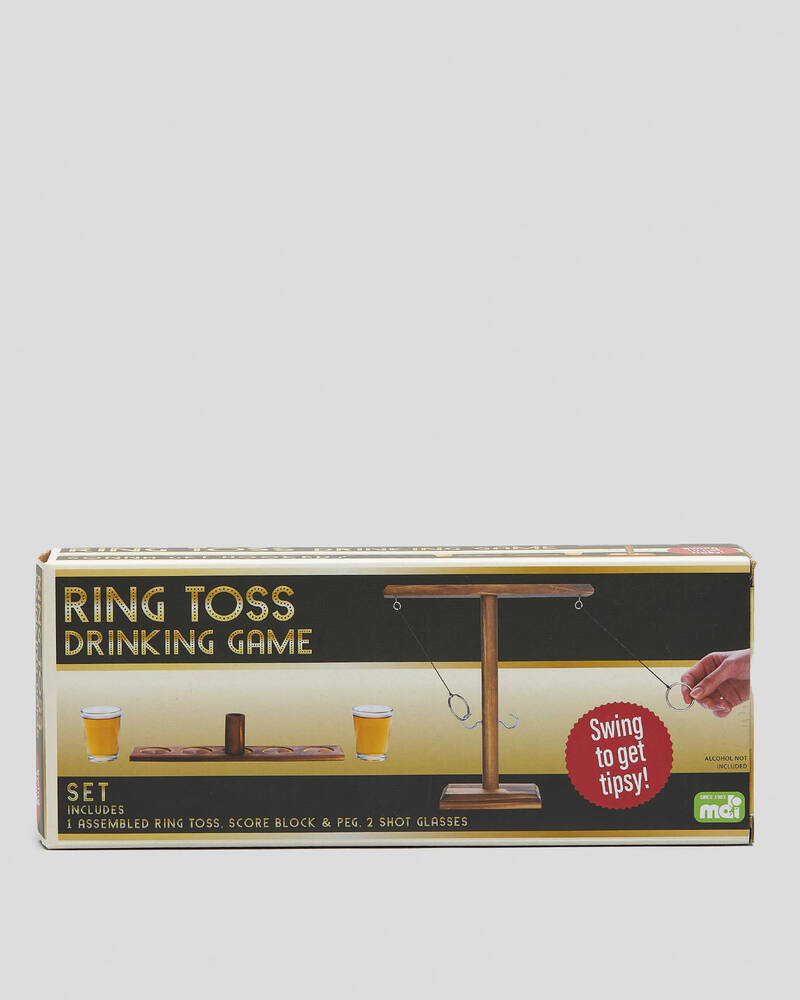 Get It Now Drinking Game Ring Toss for Mens