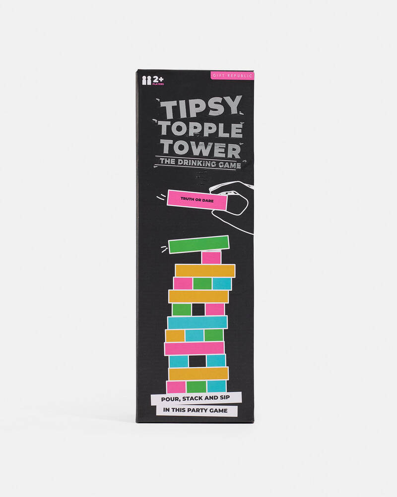 Get It Now Tipsy Topple Tower Game for Unisex