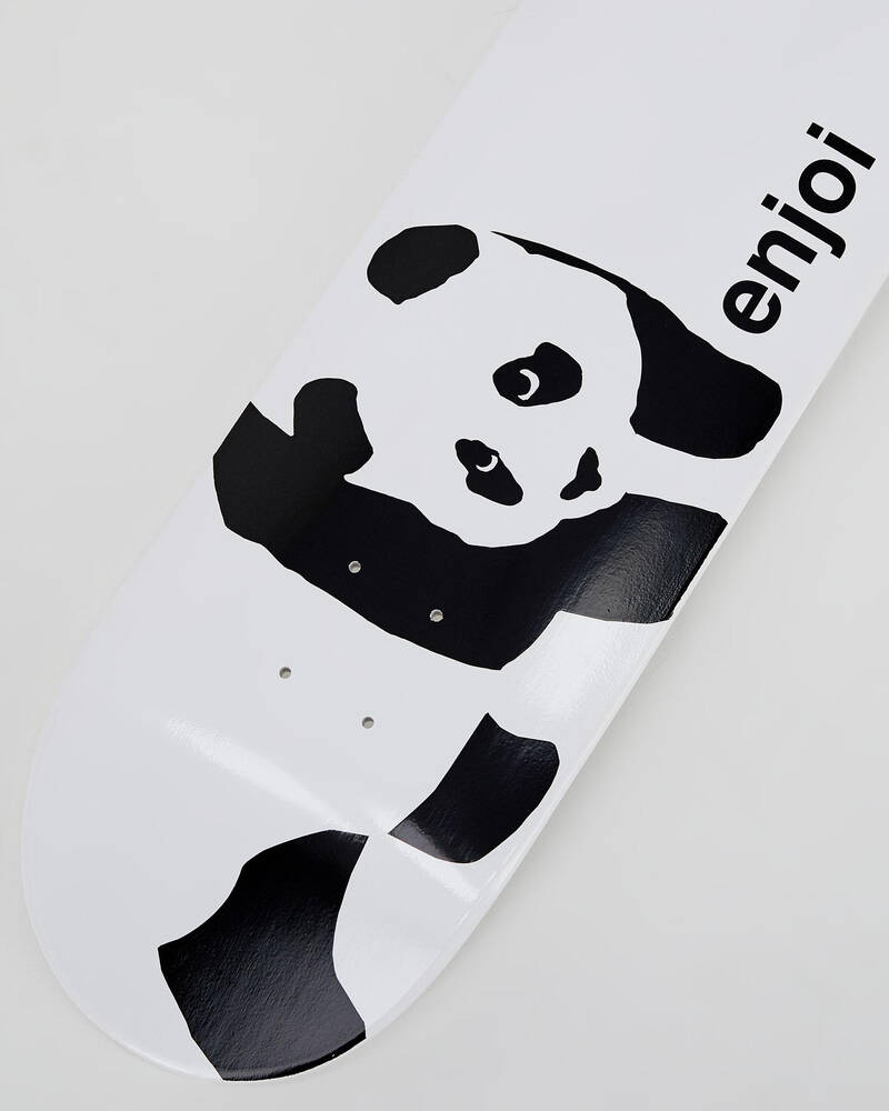 Enjoi Wide Panda Logo 8.25" Skateboard Deck for Mens