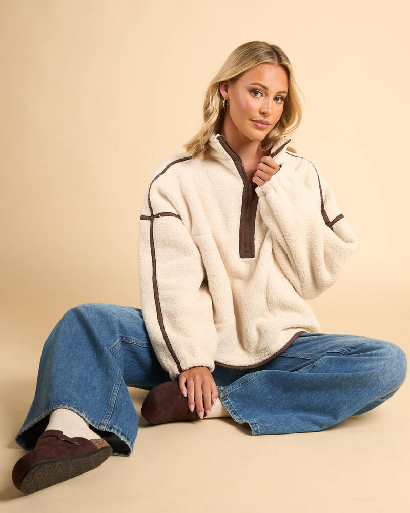 Mooloola Summit Quarter Zip Polar Fleece for Womens