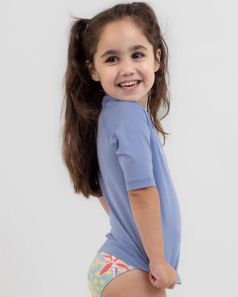Roxy Toddlers' Beach Classic Short Sleeve Rash Vest for Womens