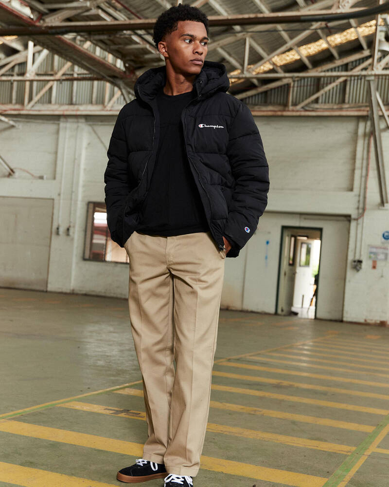 Champion Rochester Athletic Puffer Hooded Jacket for Mens