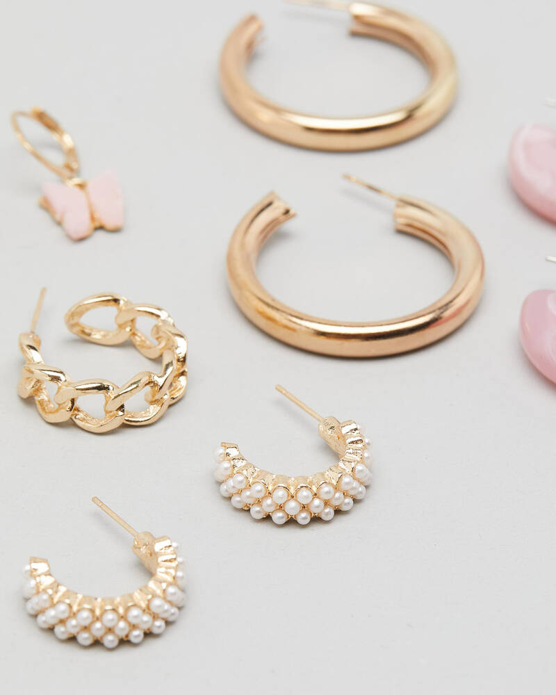 Karyn In LA Leah Earring Pack for Womens