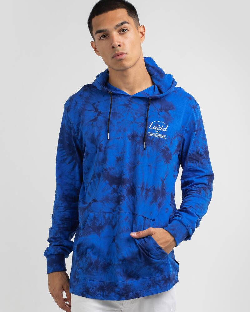 Lucid Demerse Long Sleeve Hooded T-Shirt for Mens