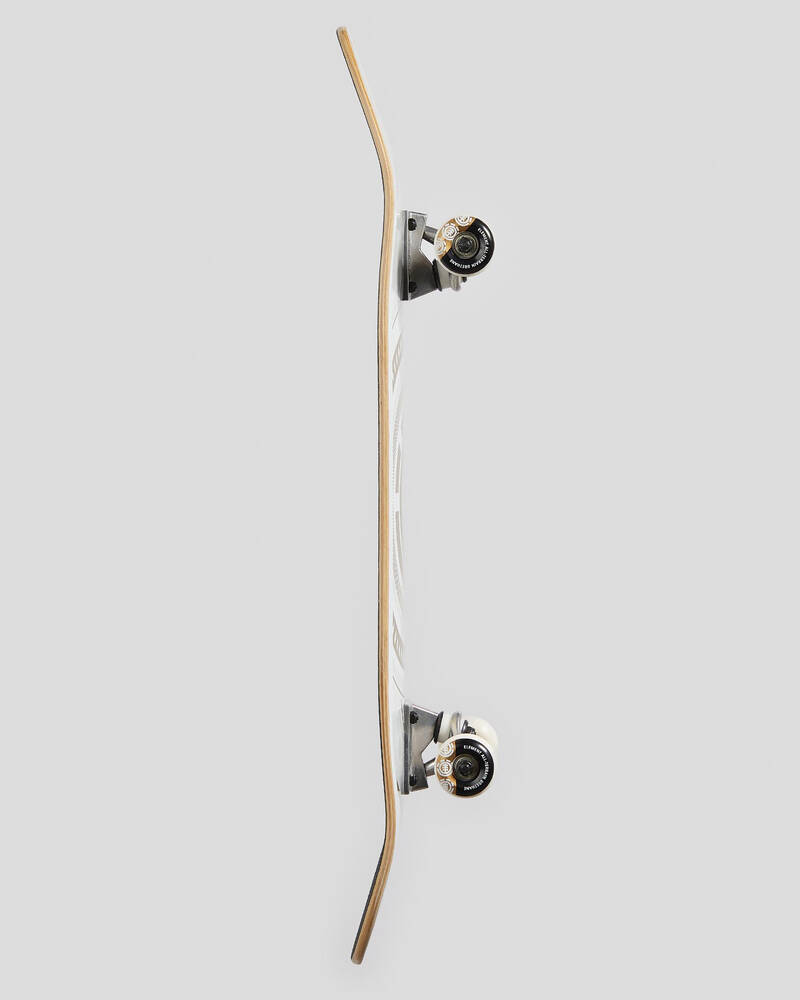 Element Hatched White Gold 8.0" Complete Skateboard for Mens