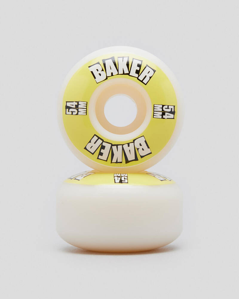 Baker Skateboards Brand Logo 54mm Wheels for Mens