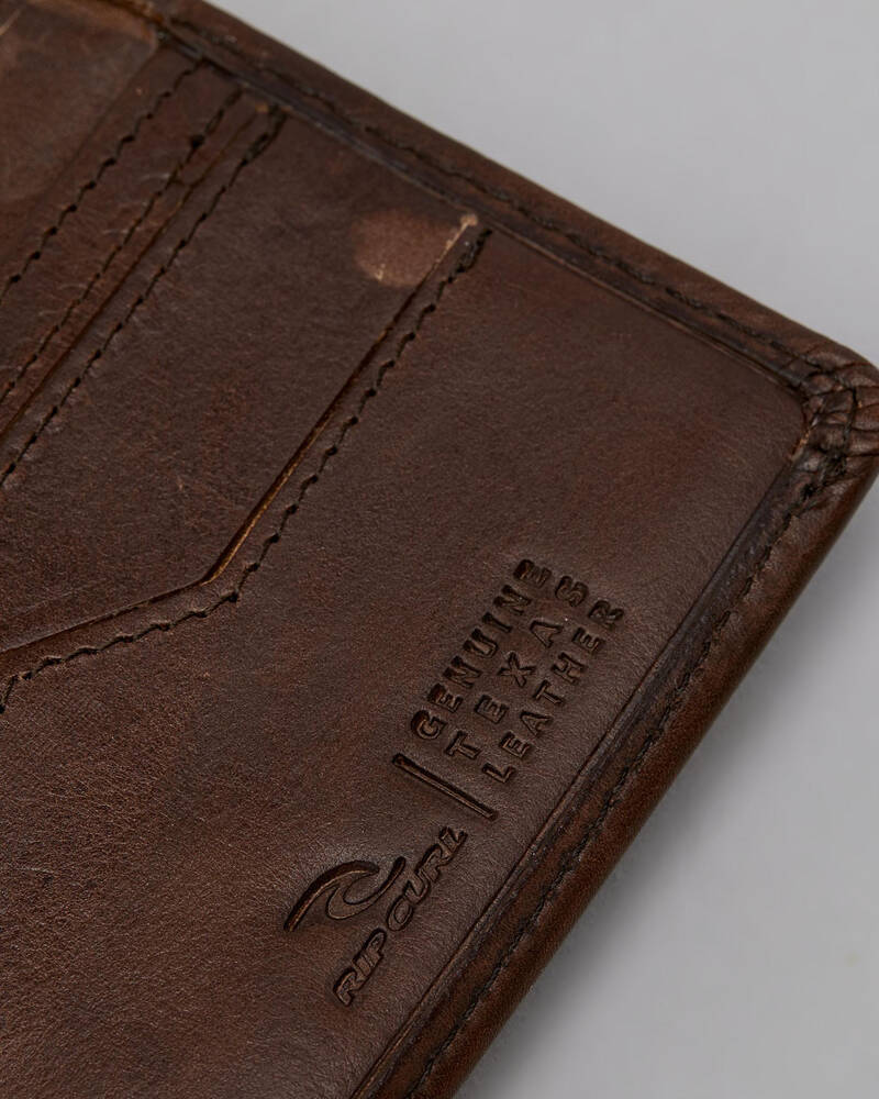 Rip Curl Texas RFID All Day Leather Wallet for Mens