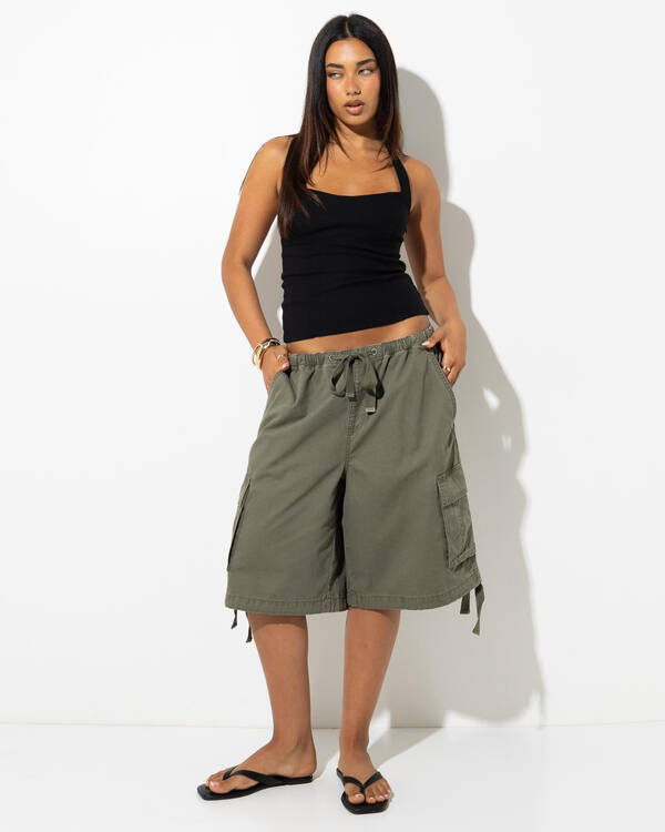 Ava And Ever Sarge Bermuda Shorts for Womens