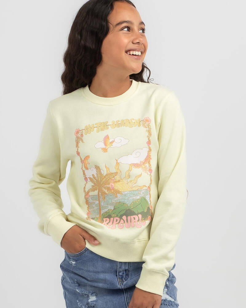 Rip Curl Girls' Tropic Search Crew Jumper for Womens