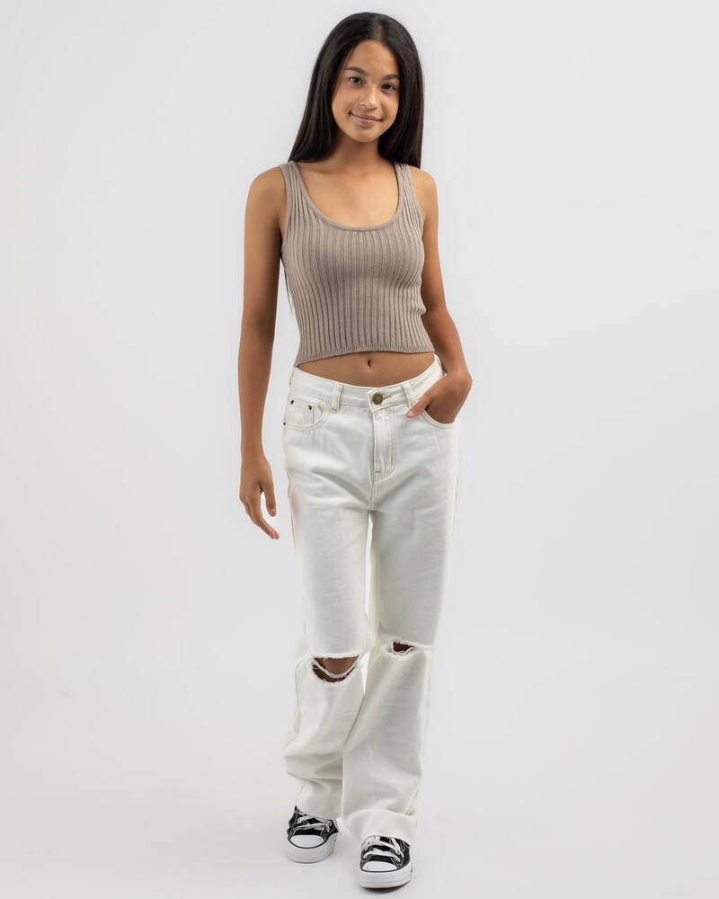 Mooloola Girls' Harriet Basic Knit Top for Womens