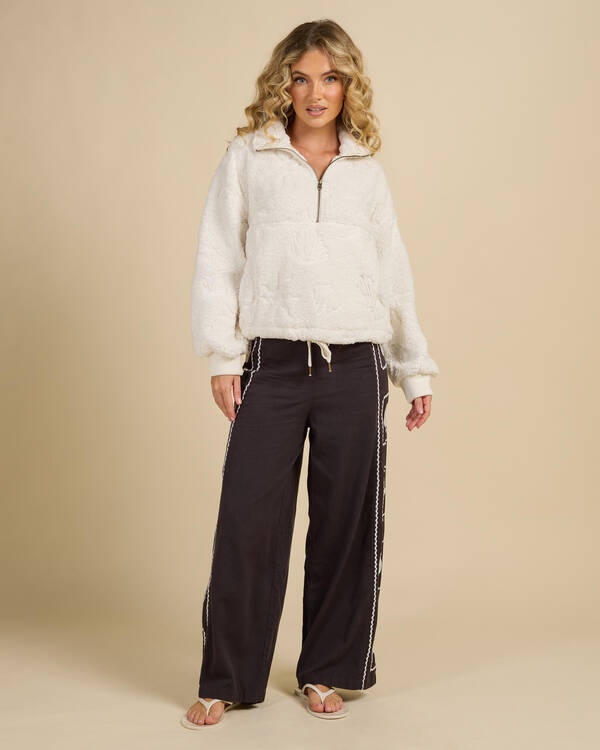 Billabong Rising Tides Half Zip Sweatshirt for Womens