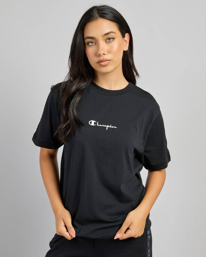 Champion Lux Taping Loose Fit T-Shirt for Womens