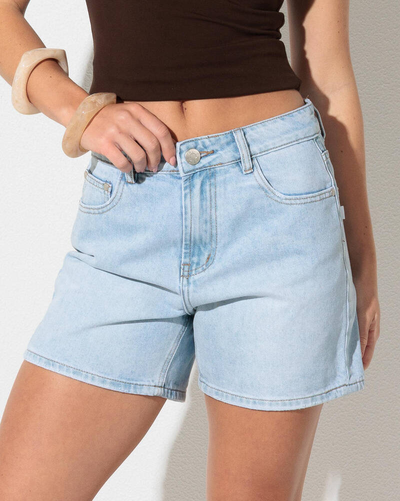 DESU Byron Mid Denim Shorts for Womens