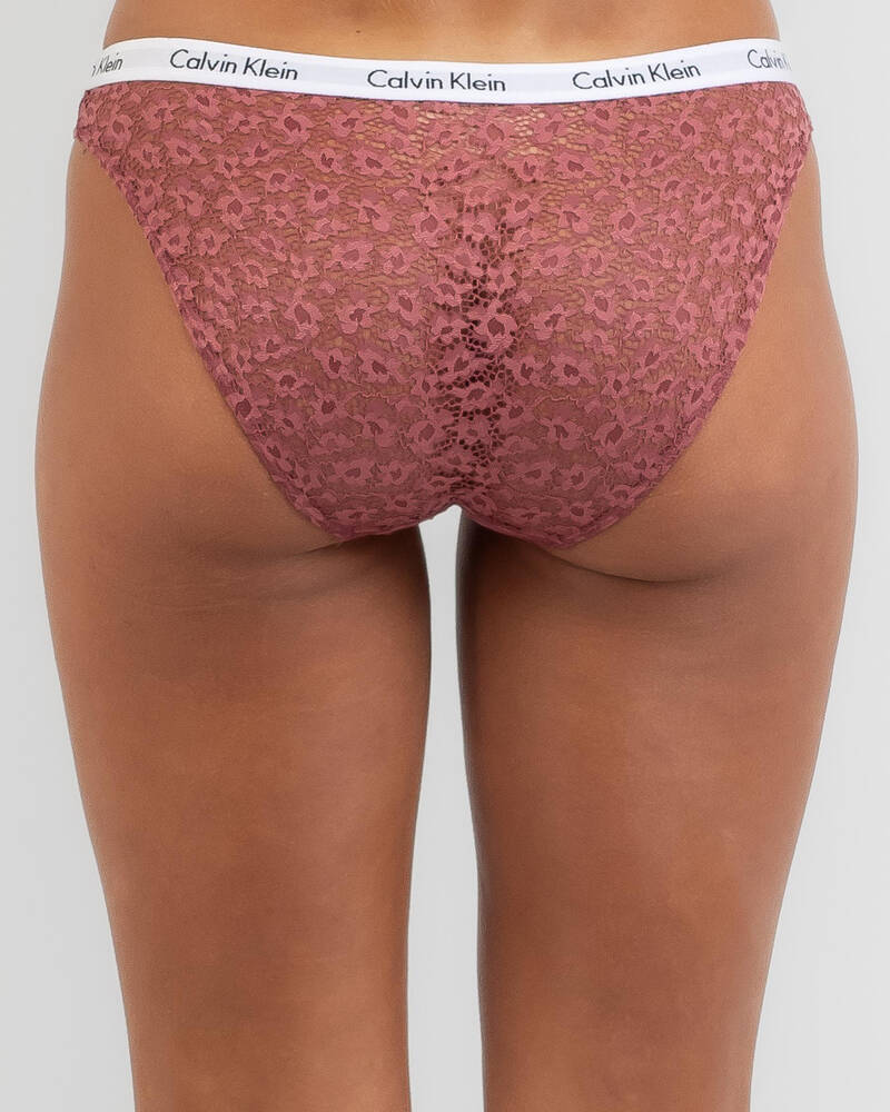 Calvin Klein Carousel Lace Bikini Brief for Womens