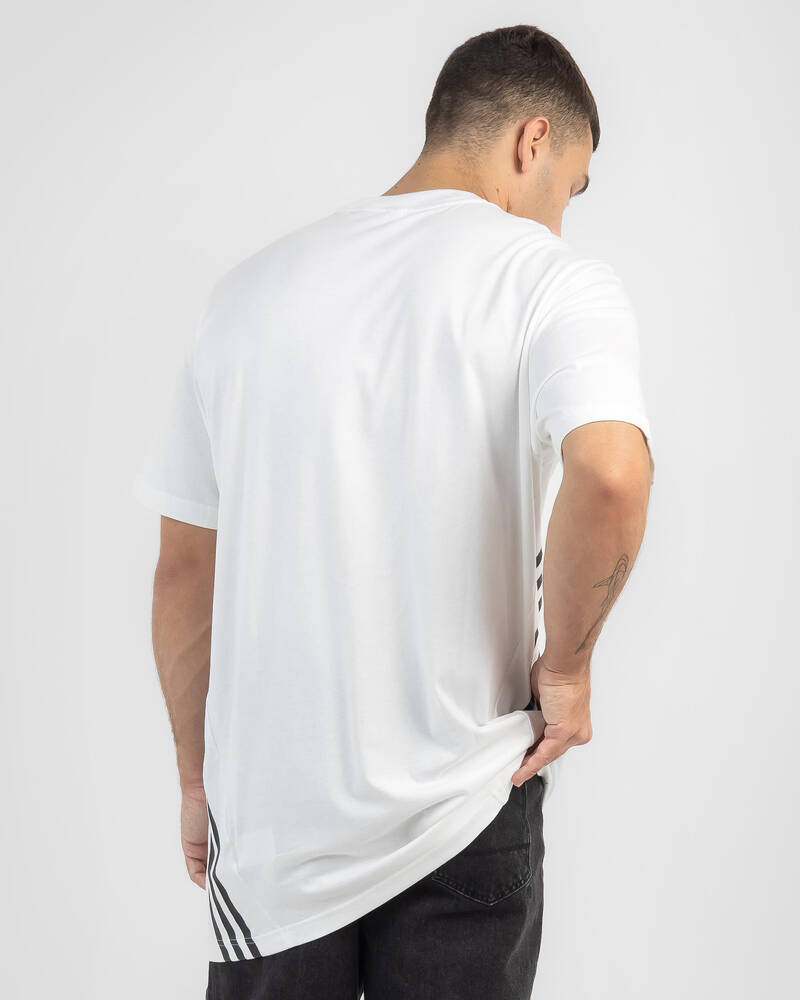 Adidas Future Icons 3 Stripe T-Shirt for Mens
