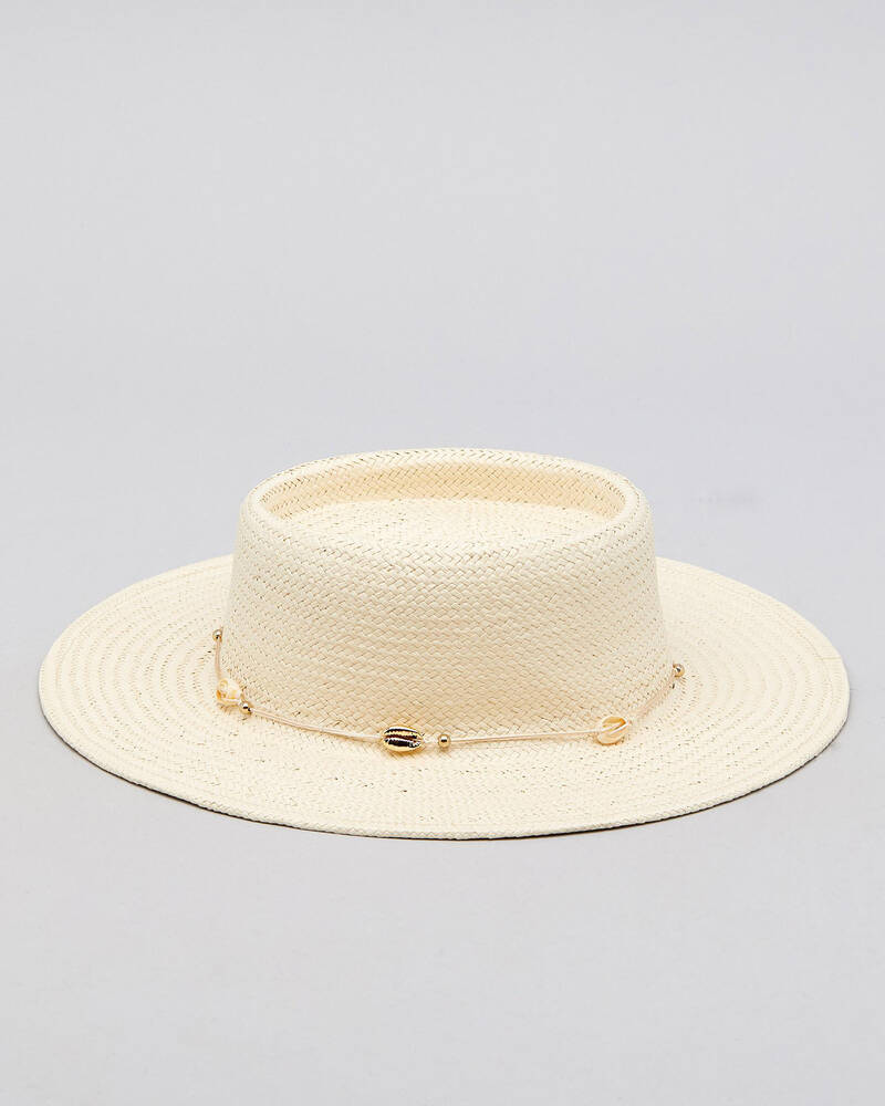 Mooloola Phoebe Boater Hat for Womens
