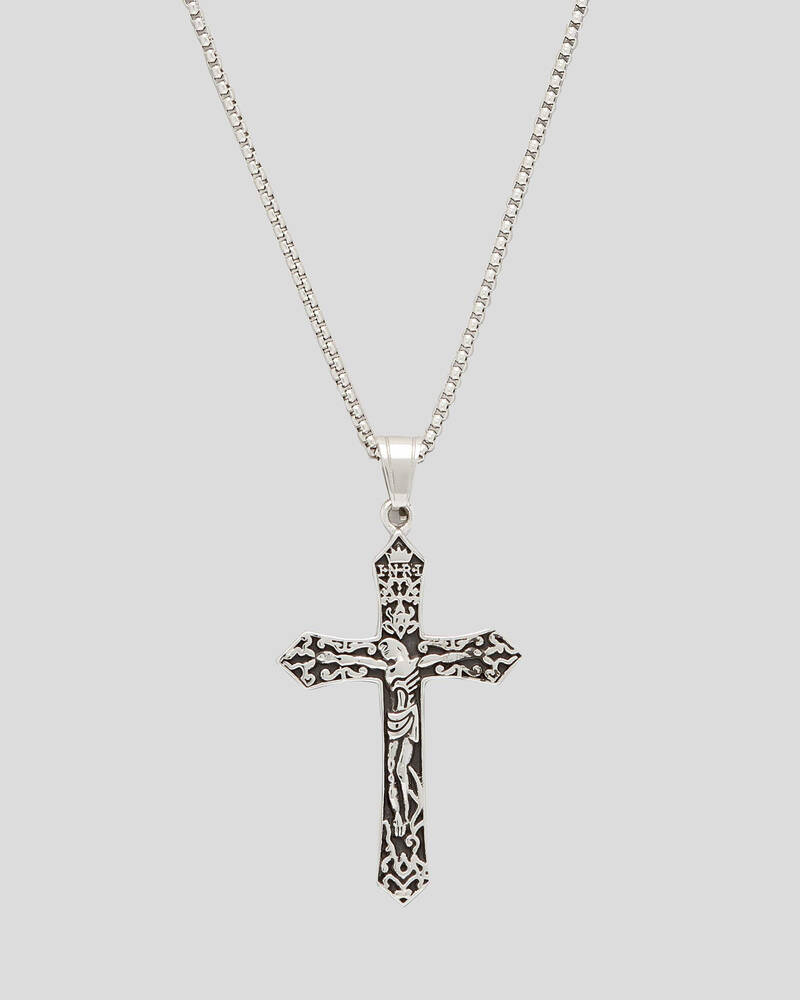 REPUBLIK Cross Necklace for Mens