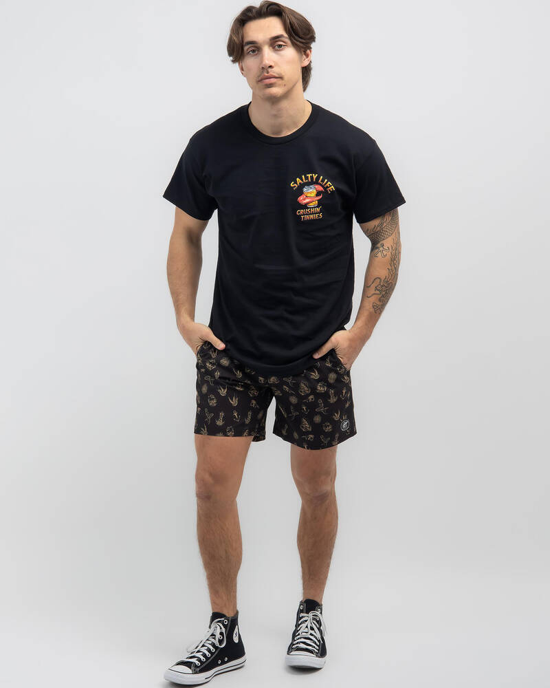 Salty Life Nautical Mully Shorts for Mens