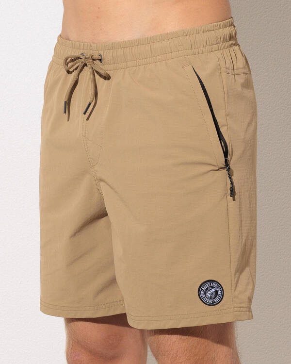 Salty Life Elemental Elastic Waist Shorts for Mens