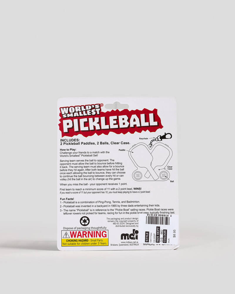 Get It Now Worlds Smallest Pickleball Set for Unisex