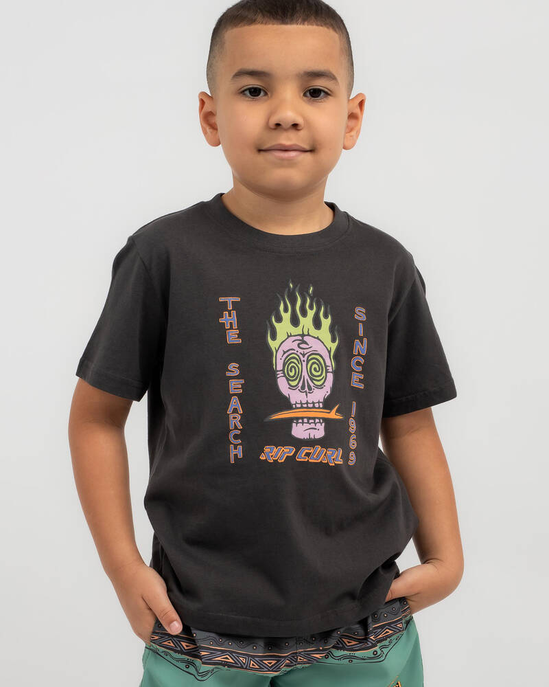 Rip Curl Toddlers' Static Youth Skull T-Shirt for Mens
