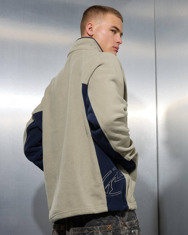 Rusty Blizzard Quarter Zip Polar Fleece for Mens