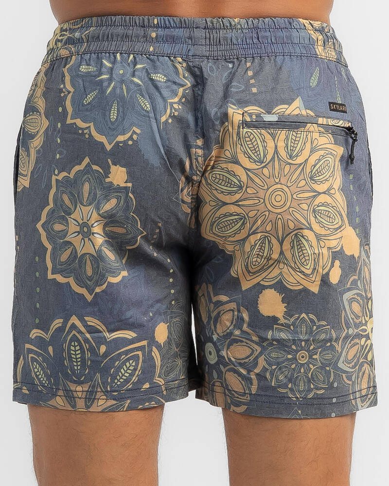 Skylark Paisley Mully Shorts for Mens