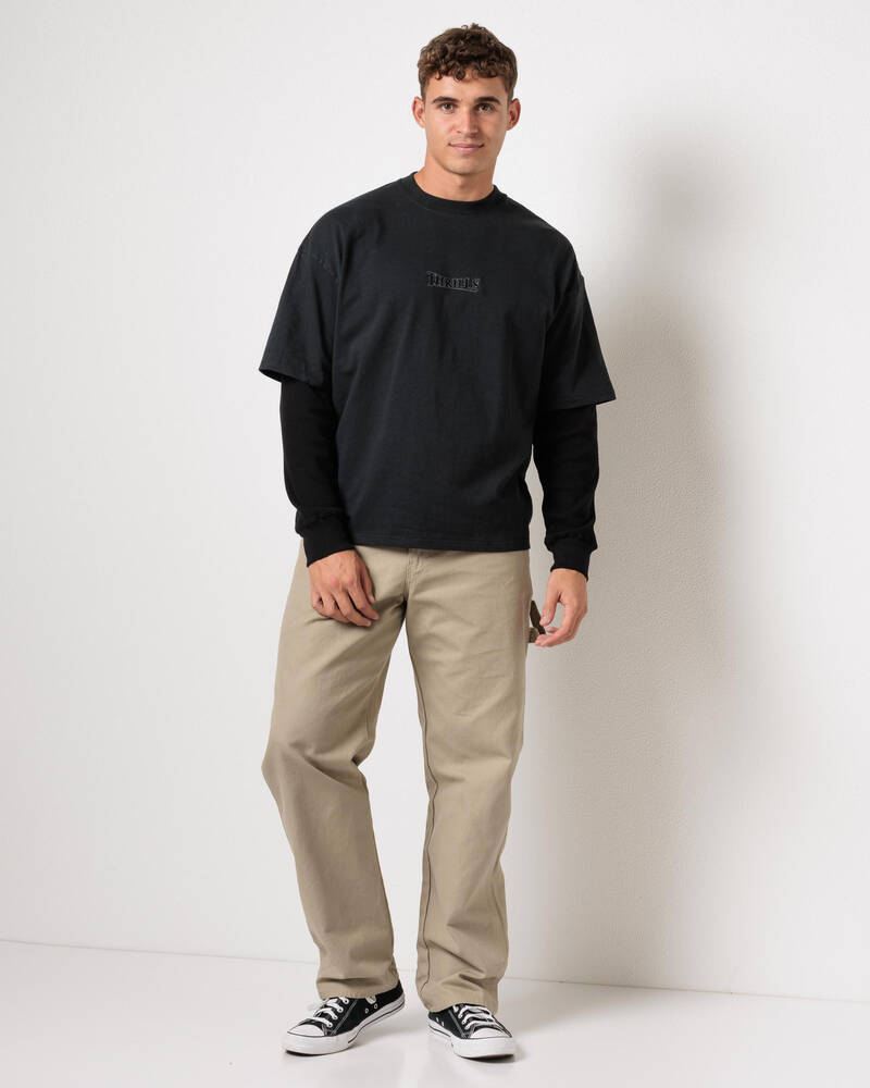 Thrills Web Of Deceit Layer Box Crop Long Sleeve T-Shirt for Mens