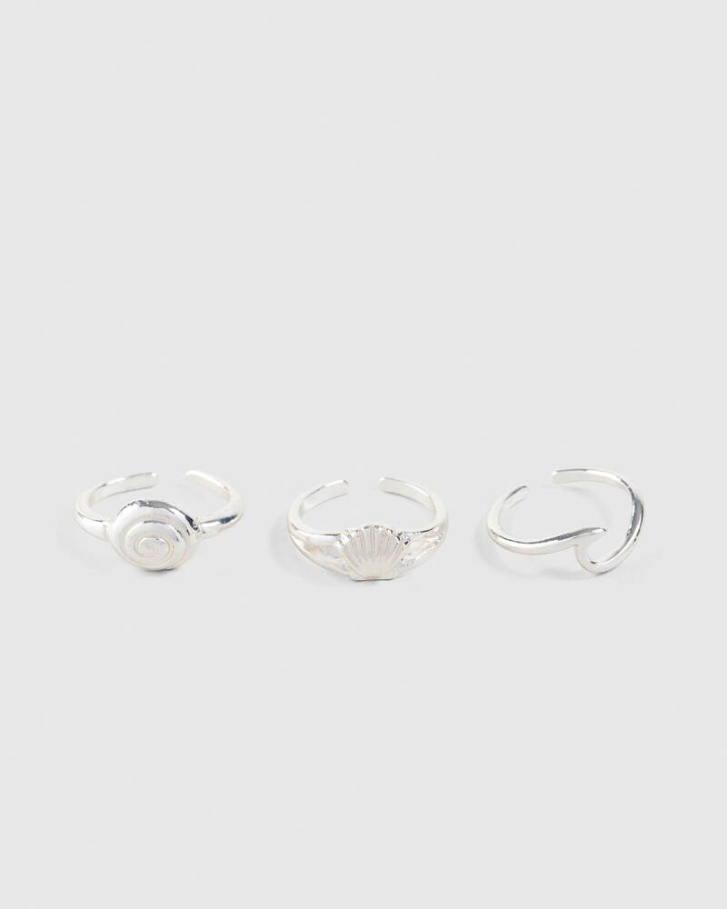 Karyn In LA Swirl Toe Ring Pack for Womens