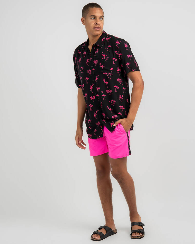 Lucid Taped Elastic Waist Shorts for Mens