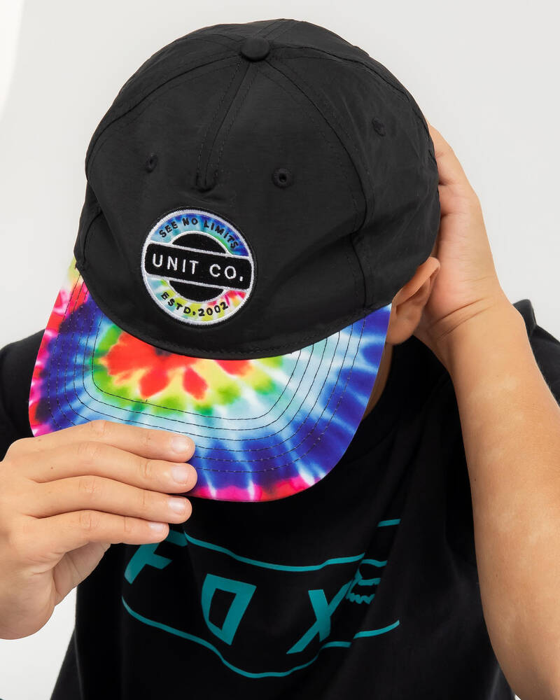 Unit Youth Semi-Curve Peak Snapback Cap for Mens
