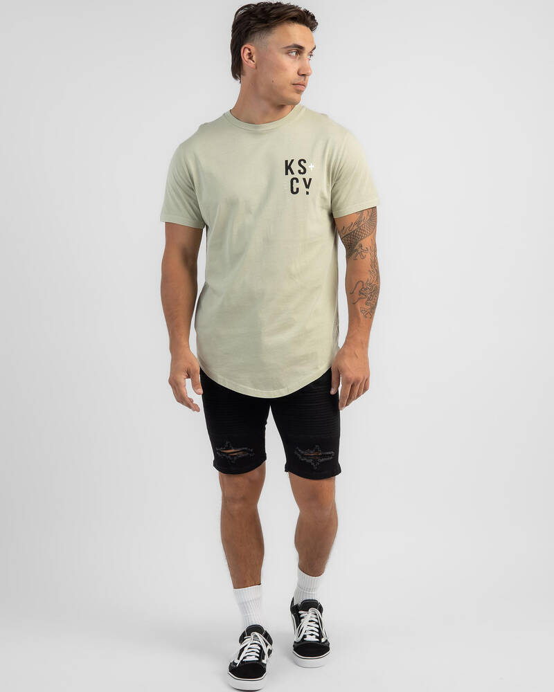 Kiss Chacey Liar Dual Curved T-Shirt for Mens