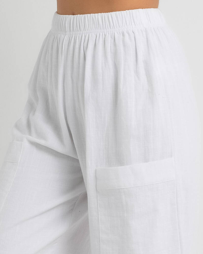 Ava And Ever Oceana Beach Pants In White - Fast Shipping & Easy Returns ...