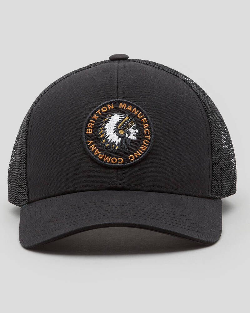 Brixton Rival Stamp X Mesh Trucker Cap for Mens