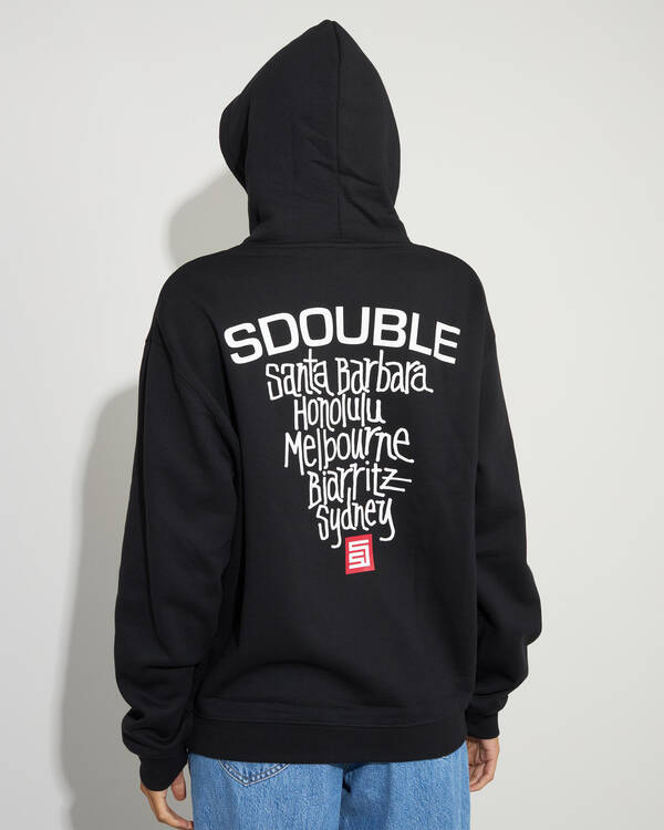 S-Double Cities Fleece Hoodie for Womens
