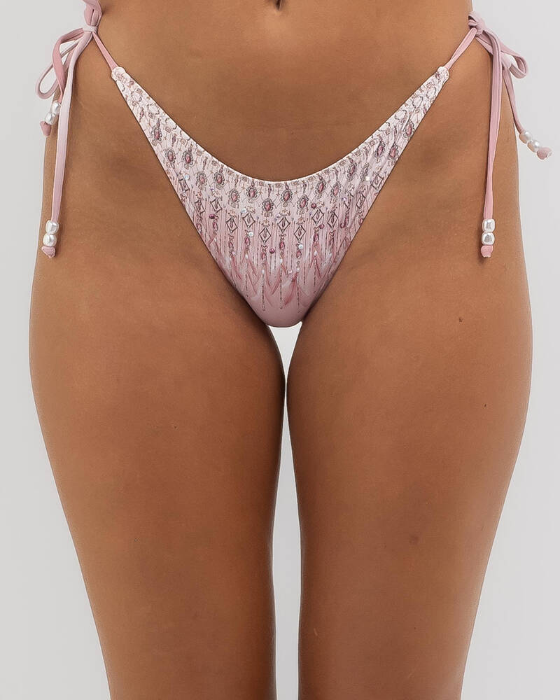 Topanga Mavis Jewel Tie Side Bikini Bottom for Womens
