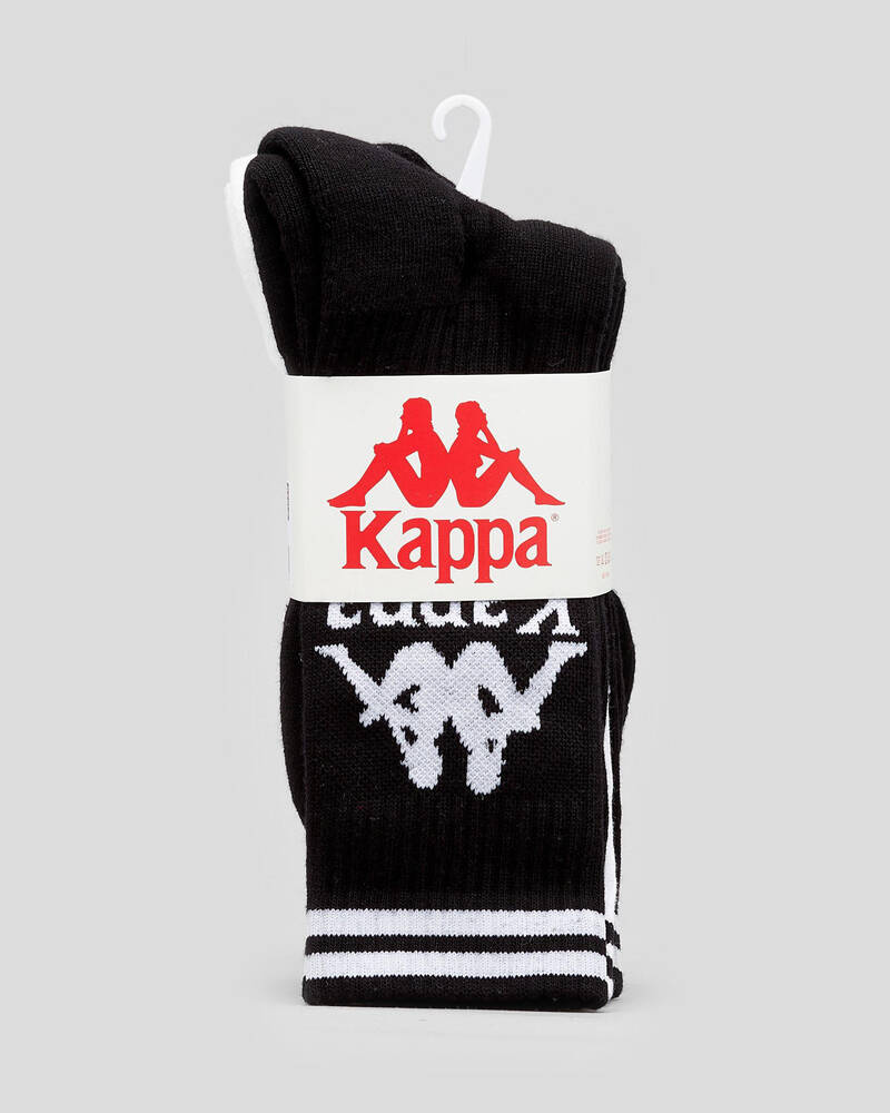 Kappa Authentic Aster Socks 3 Pack for Mens