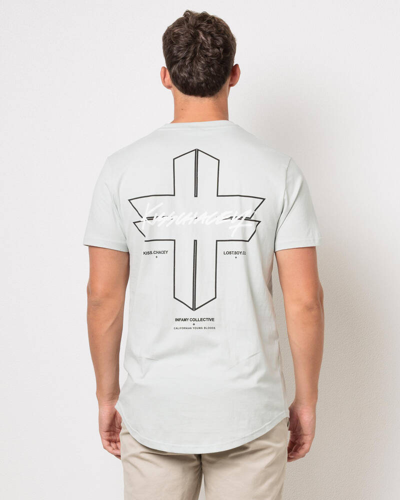 Kiss Chacey Forever Dual Curved T-Shirt for Mens