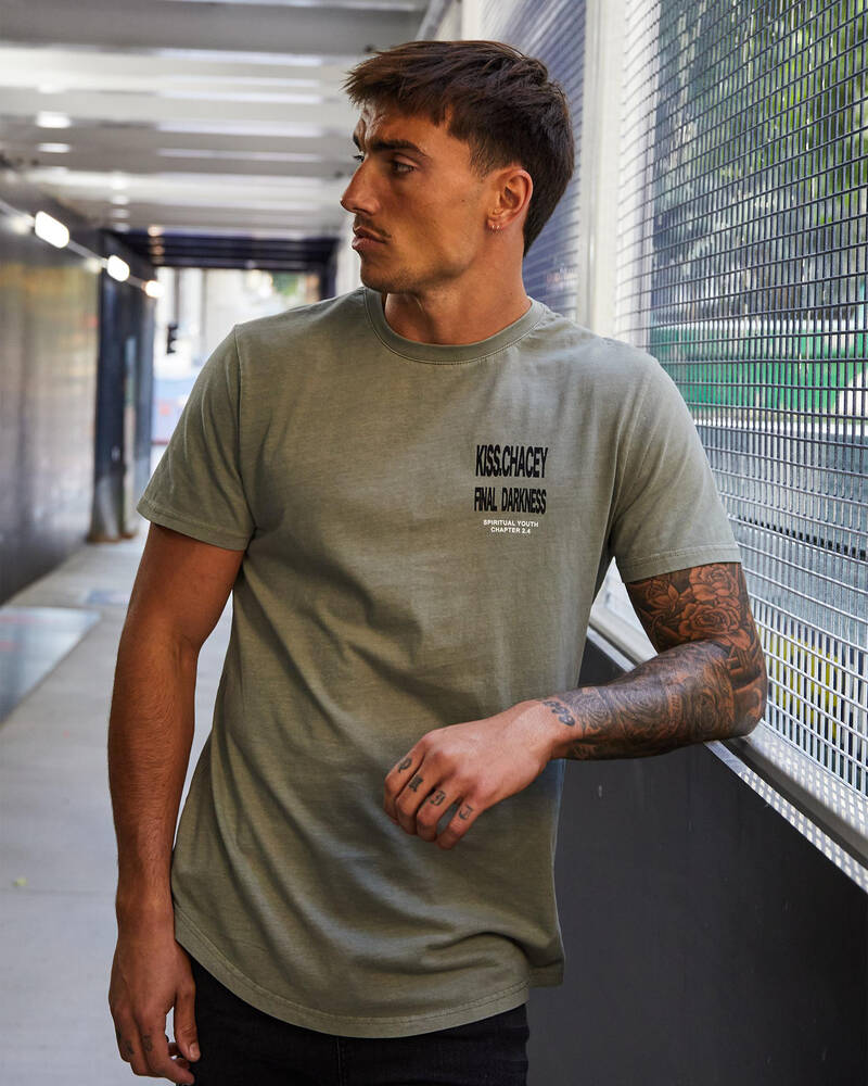 Kiss Chacey Shroudbound Dual Curved T-Shirt for Mens