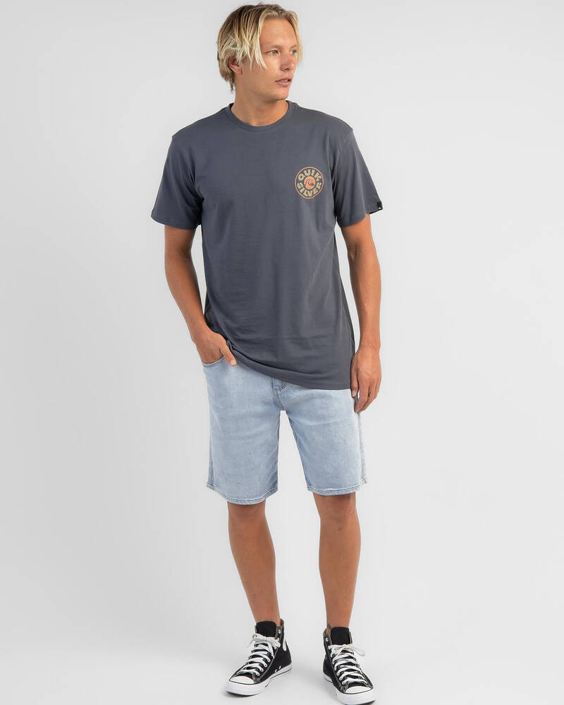 Quiksilver Moon Phase TShirt In Iron Gate FREE* Shipping & Easy