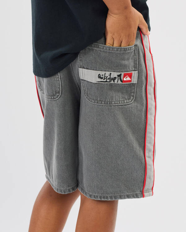 Quiksilver Boys' System Denim Shorts for Mens